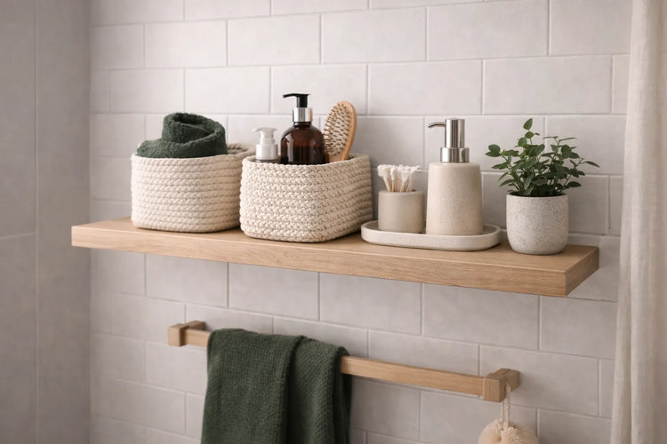 Meer rust in je badkamer begint bij slimme opbergruimte. Praktische oplossingen voor een overzichtelijke start van de dag.