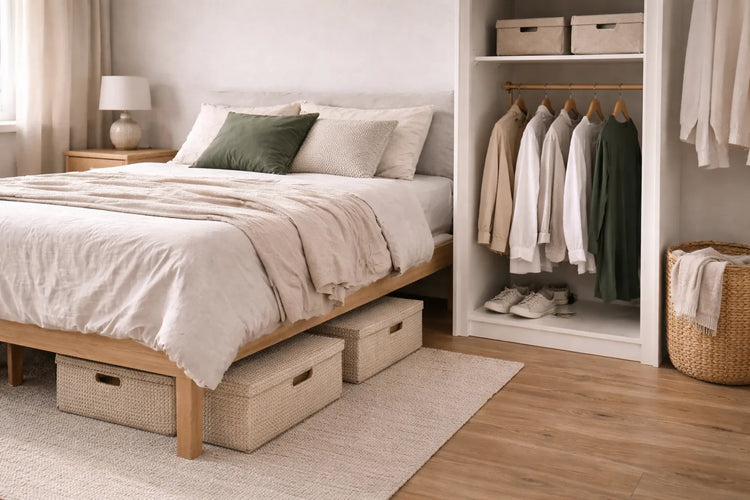 Meer rust in de slaapkamer begint bij slimme opbergruimte. Praktische oplossingen voor een overzichtelijke en ruime uitstraling.