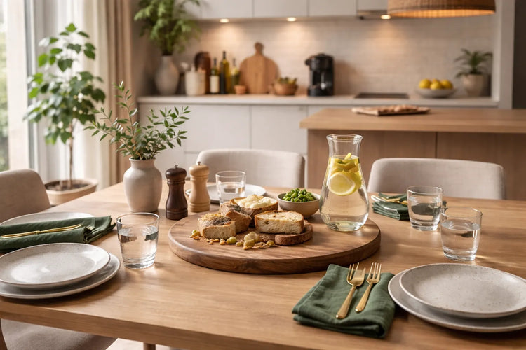 Slimme oplossingen voor koken en tafelen. Praktisch, overzichtelijk en modern ingericht.