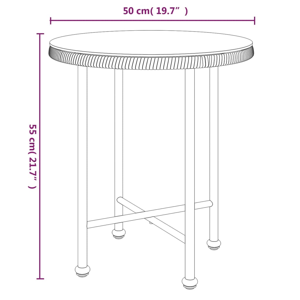 Tuinset Poly Rattan