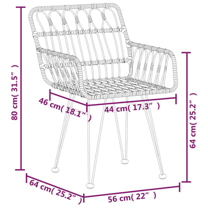 Tuinset Poly Rattan