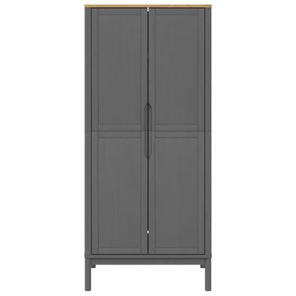 Kledingkast Floro 77X53X171 Cm Massief Grenenhout