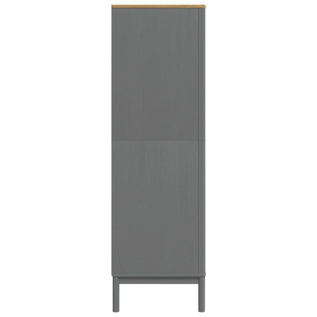 Kledingkast Floro 77X53X171 Cm Massief Grenenhout