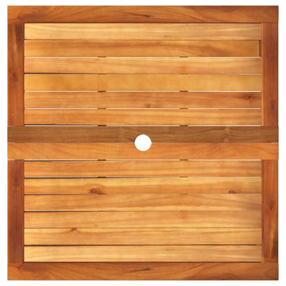 Tuintafel Poly Rattan En Acaciahout