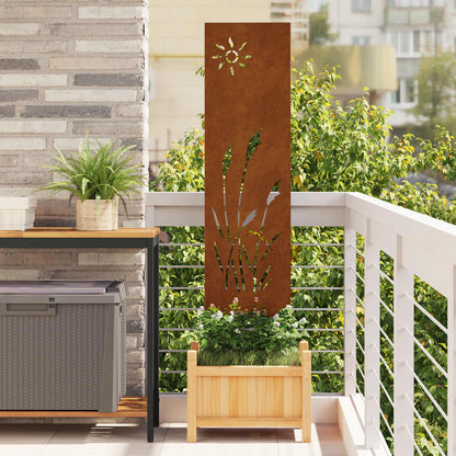Tuin Privacy Screen Fretwerk Roestig Cortenstaal