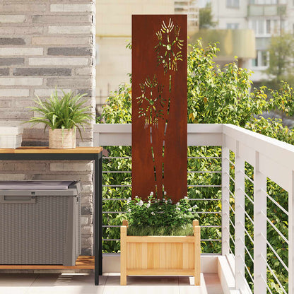 Tuin Privacy Screen Fretwerk Roestig Cortenstaal