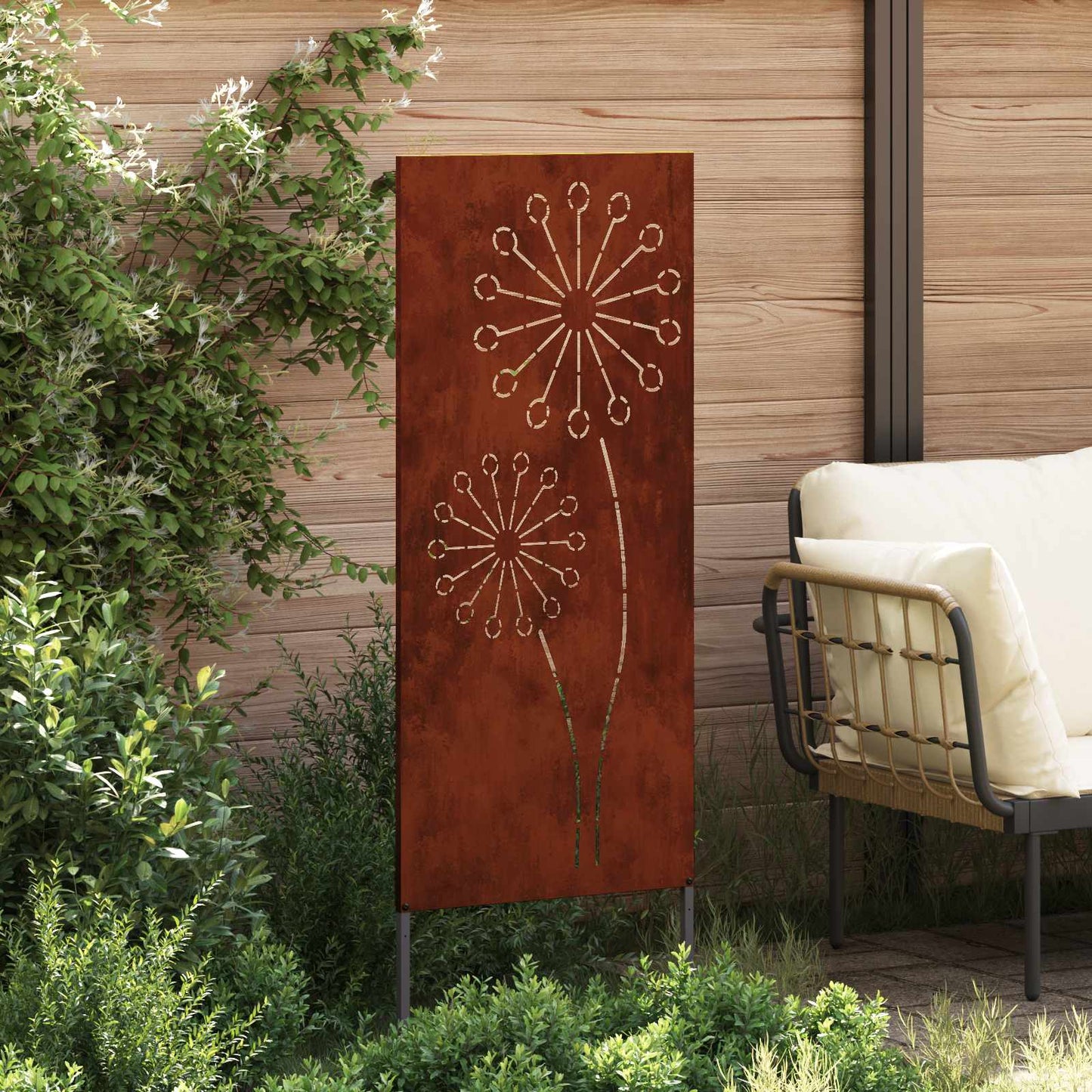 Tuin Privacy Screen Fretwerk Roestig Cortenstaal