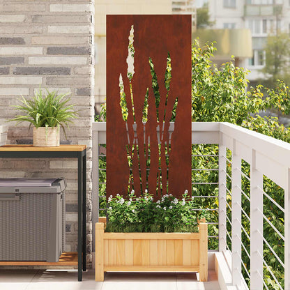 Tuin Privacy Screen Fretwerk Roestig Cortenstaal