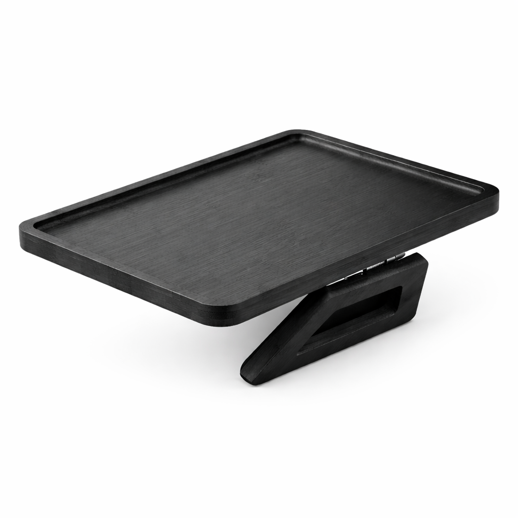 Armleuning Dienblad Bamboe 33x24 cm – Inklapbaar | De Plusser