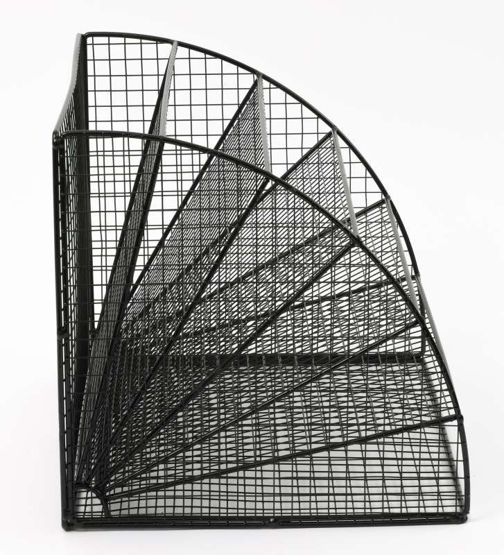 Industriële metalen brievenbak met 6 vakken | De Plusser