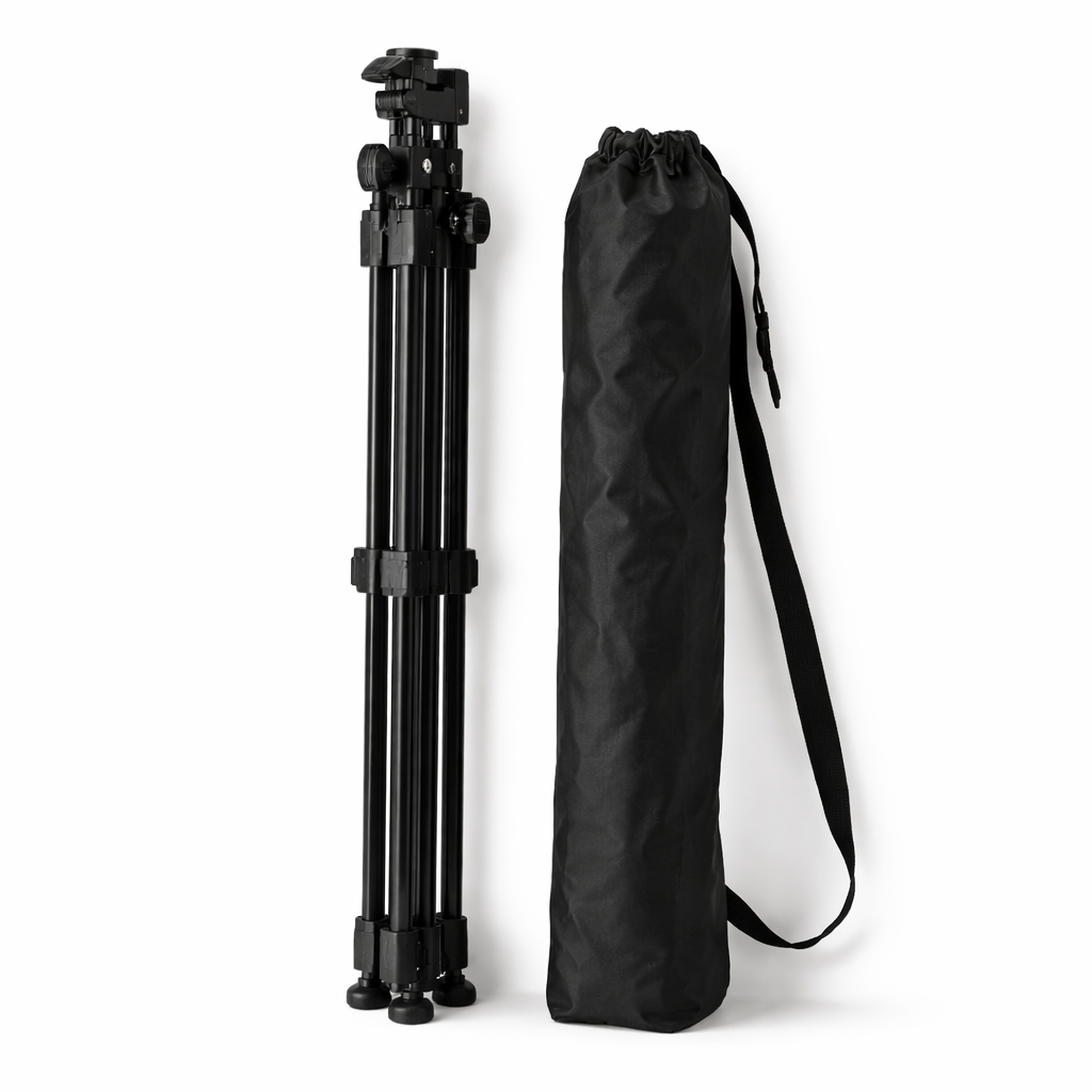 Ingeklapte schildersezel met opbergtas