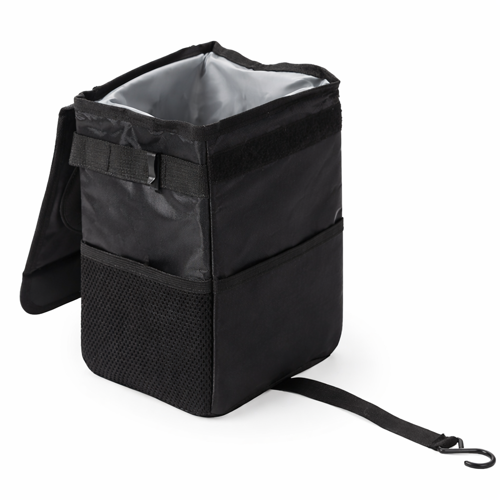 Zwart waterdicht auto afvalbakje 6 liter – De Plusser