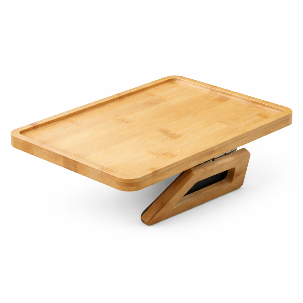 armleuning dienblad bamboe hout